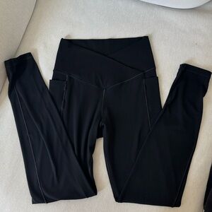 Aerie Offline Black High-Waisted Leggings
